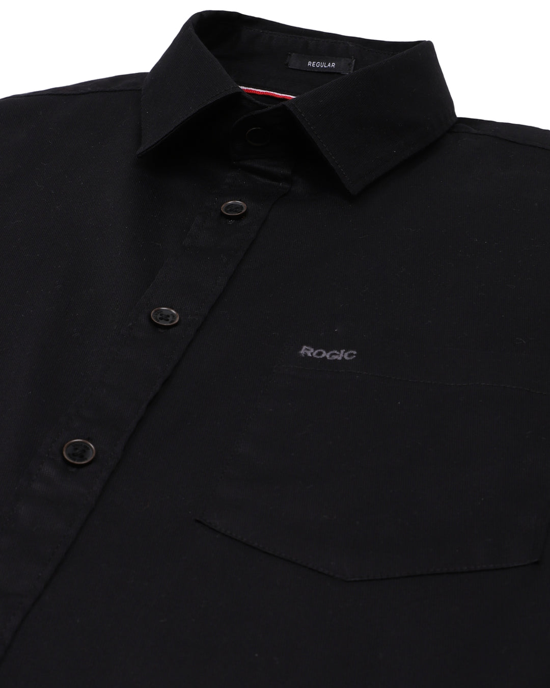 REGULAR SHIRT IN BLACK