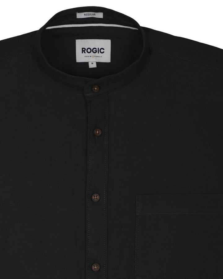 REGULAR SHIRT IN BLACK