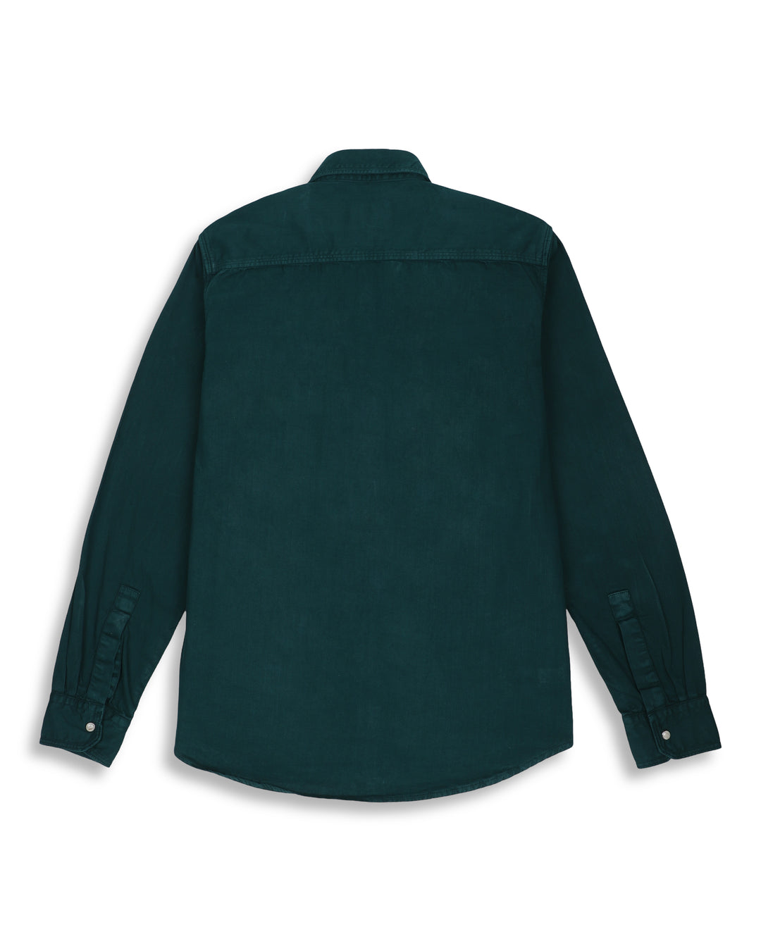 DOUBLE POCKET SOLID SHIRT IN TEAL