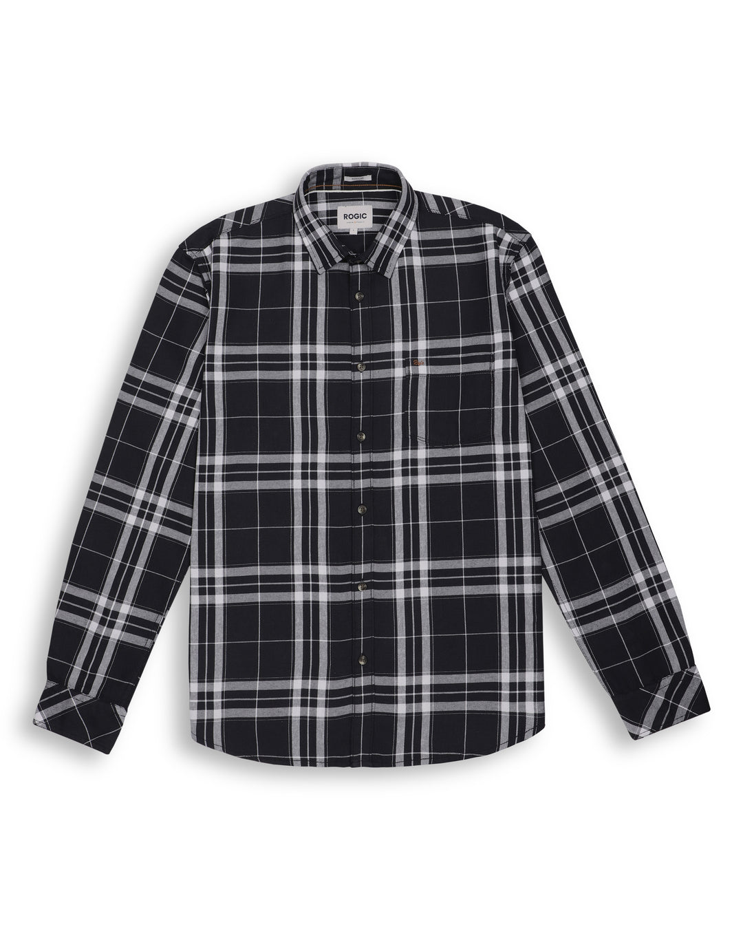 INDIGO CHECKS SHIRT IN BLACK