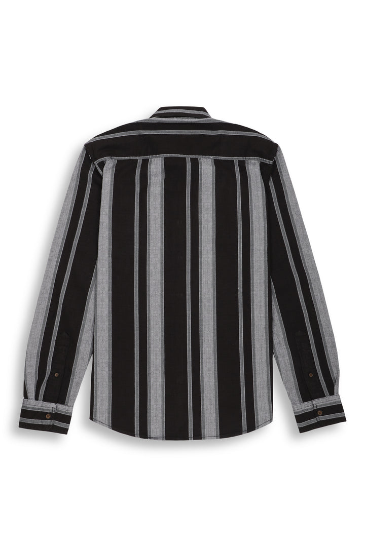 STRIPER SHIRT IN BLACK