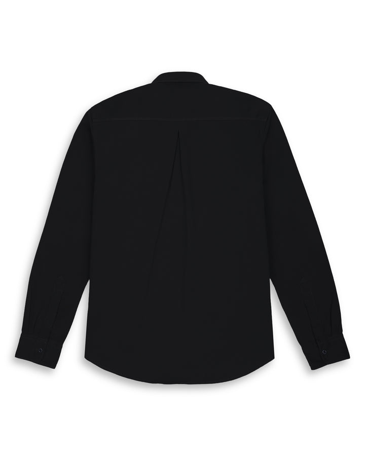 DOUBLE POCKET SHIRT IN BLACK