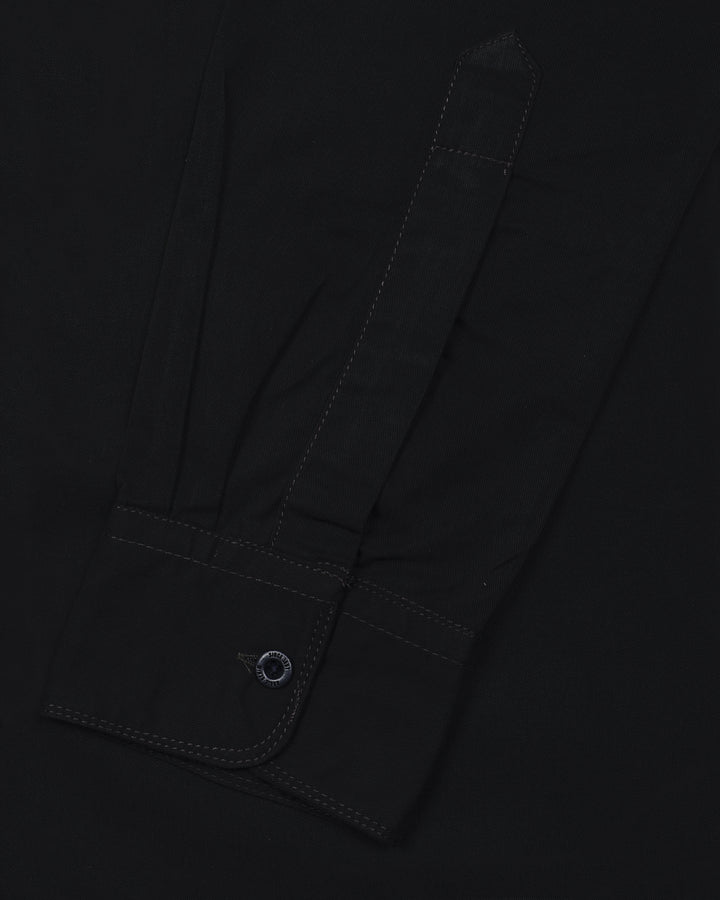 DOUBLE POCKET SHIRT IN BLACK