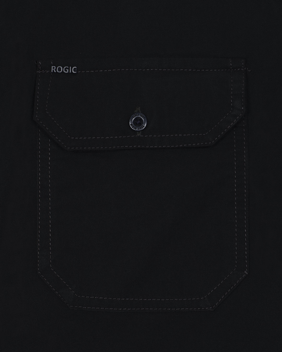 DOUBLE POCKET SHIRT IN BLACK