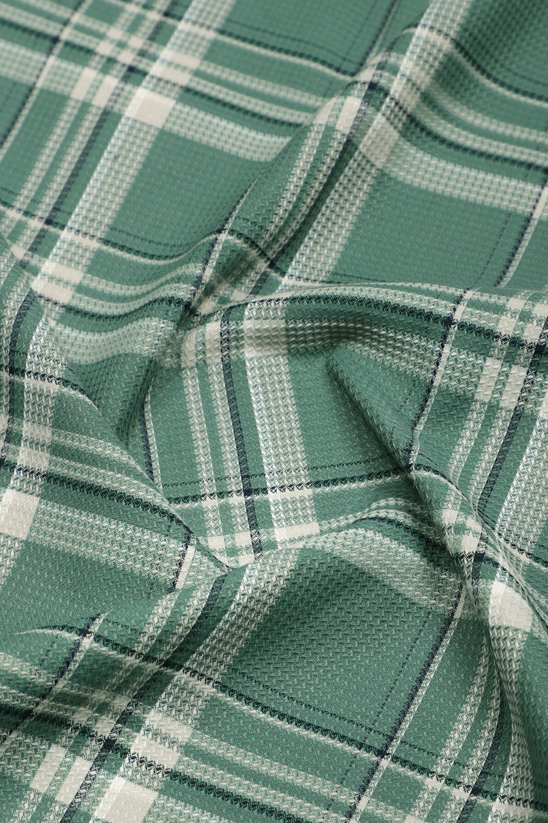 CHECKS SHIRT IN OLIVE