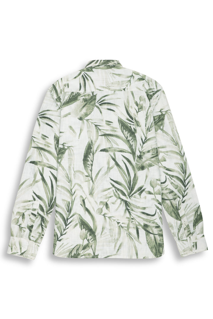 TROPICAL PRINTED SHIRT IN GREEN