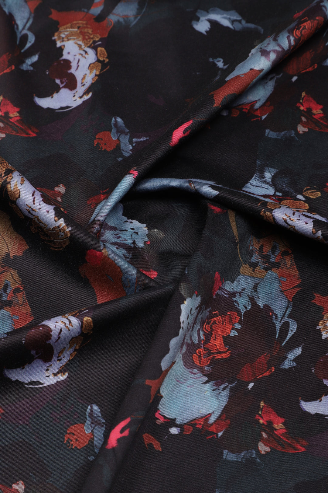 FLORAL PRINTED SHIRT IN BLACK