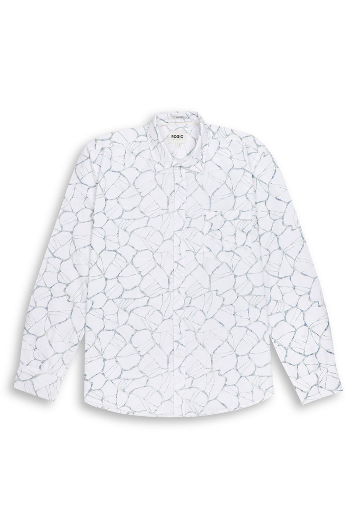 MARBLE PRINT IN OFF WHITE