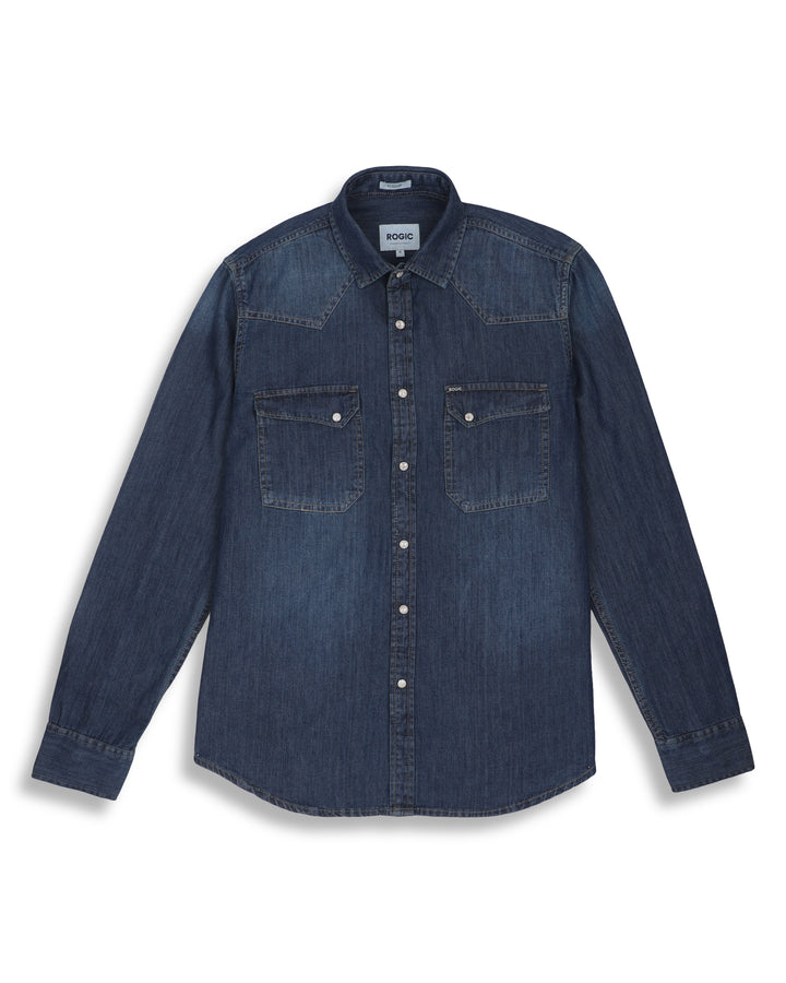 DENIM SHIRT IN INDIGO