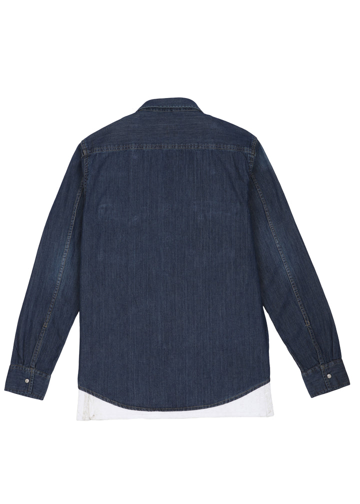 DENIM SHIRT IN INDIGO