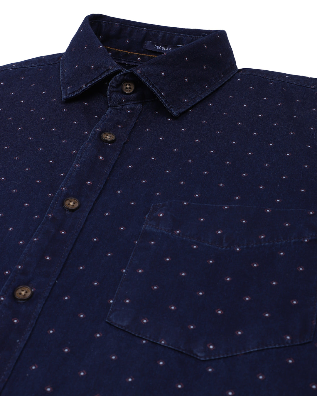 INDIGO PRINT SHIRT IN BLUE