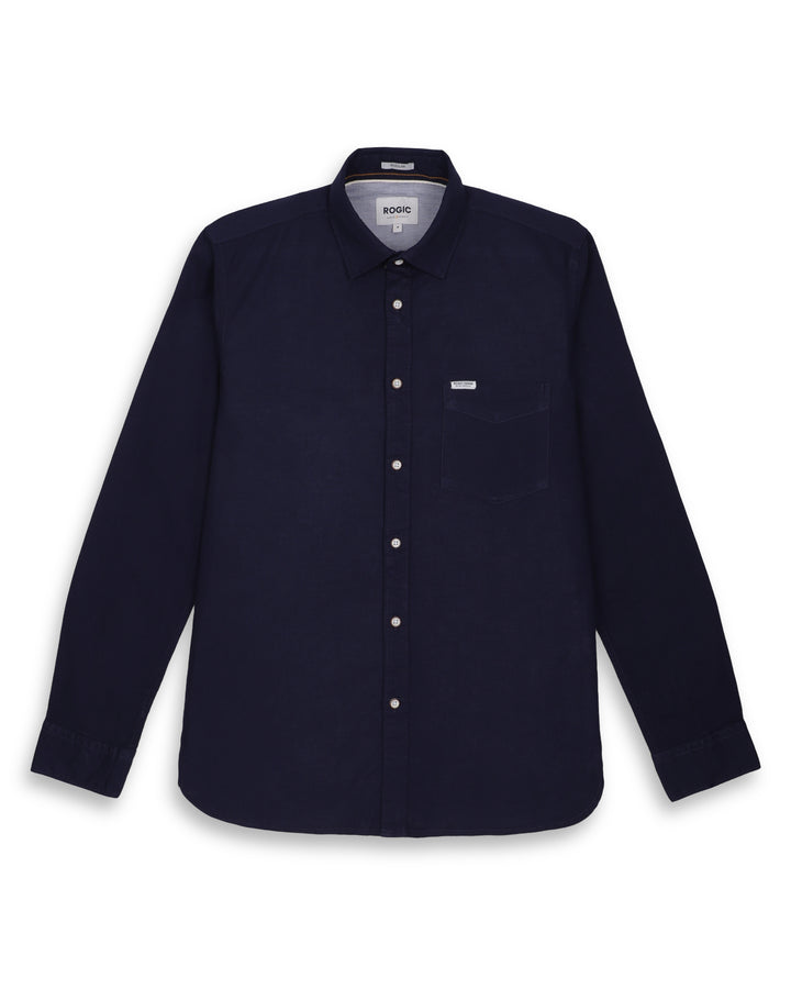 LIGHTWEIGHT REGULAR SHIRT IN NAVY