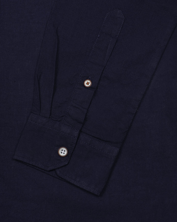 LIGHTWEIGHT REGULAR SHIRT IN NAVY