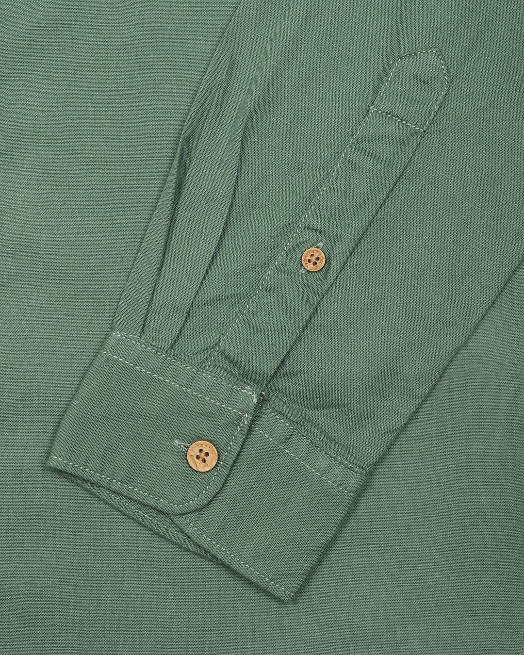 MAO COLLAR SHIRT IN GREEN