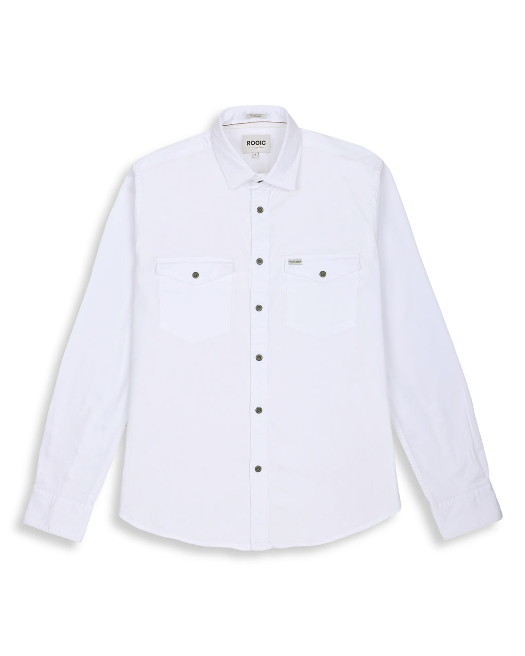 DOUBLE POCKET SHIRT IN WHITE