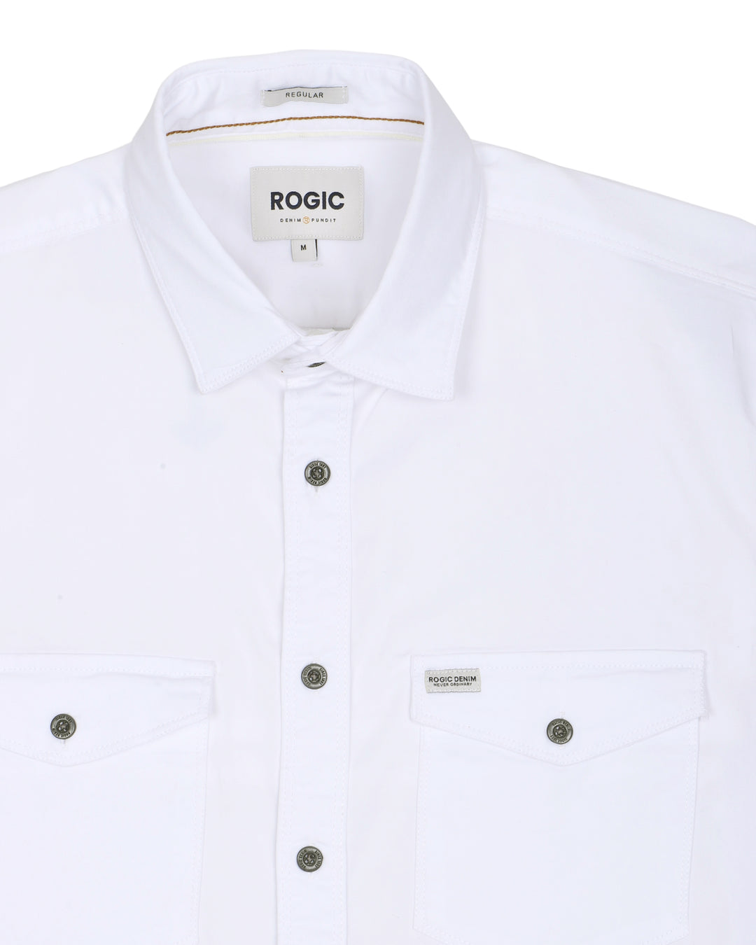 DOUBLE POCKET SHIRT IN WHITE