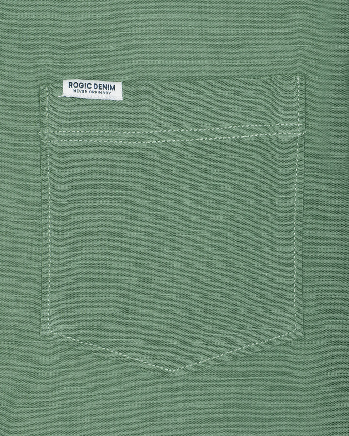 LUIGI SHIRT IN SAGE GREEN