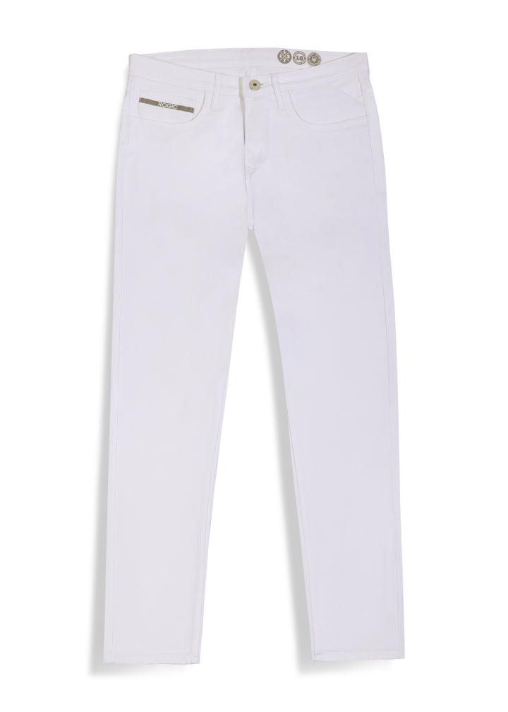 CARTER JEANS <br> IN COTTON WHITE