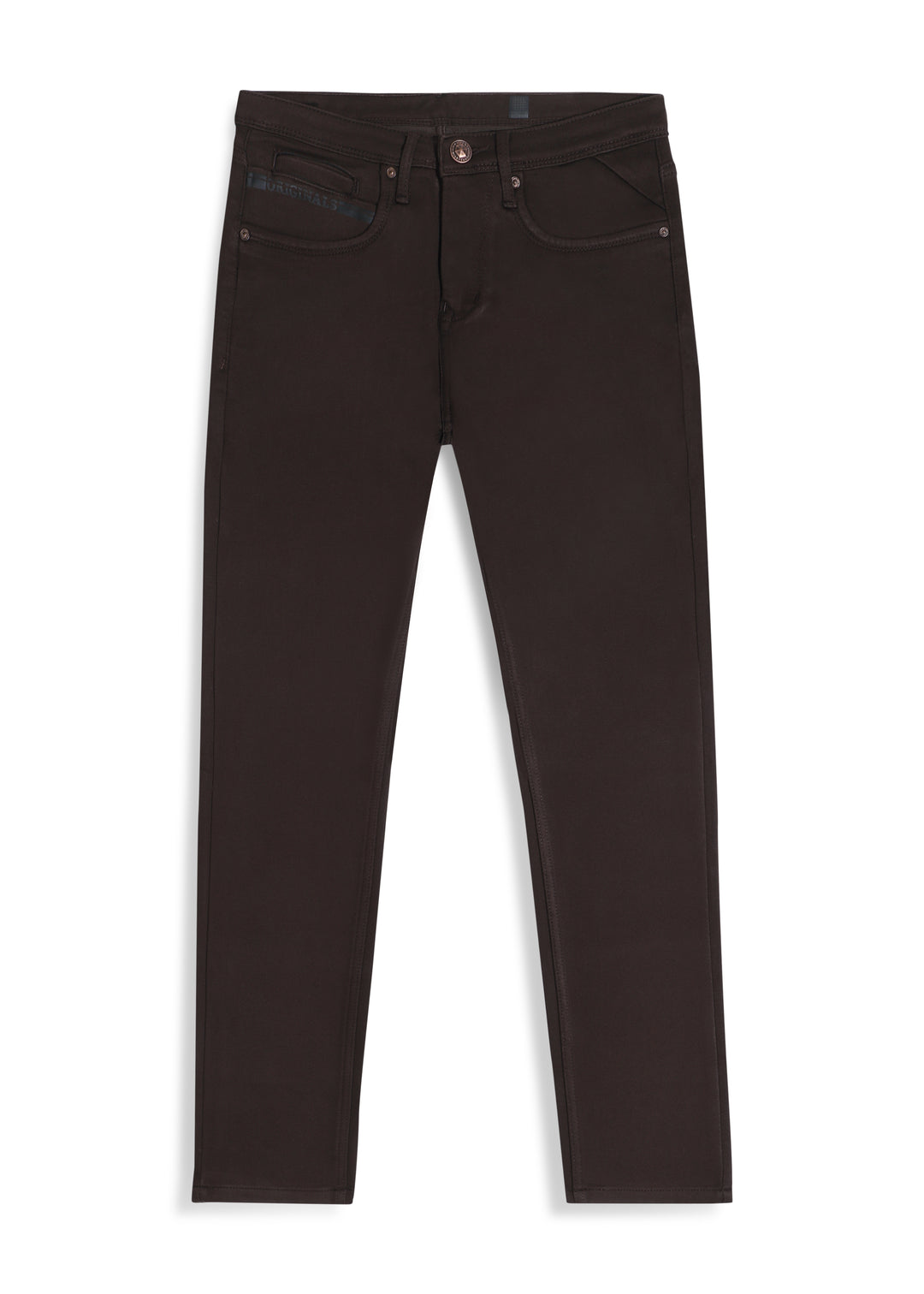 PJAMA CHINOS <BR> IN ESPRESSO