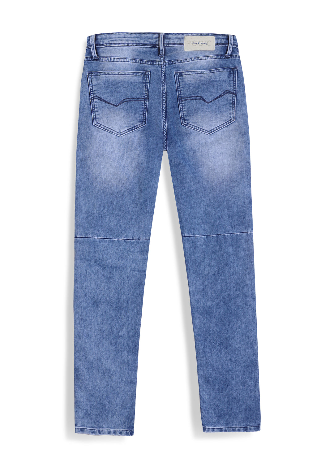 BIKER DARTS JEANS <br> VALENCIA BLUE