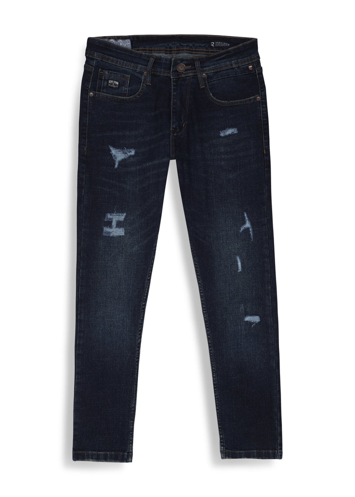 SHUNYA JEANS IN KHAKI INDIGO