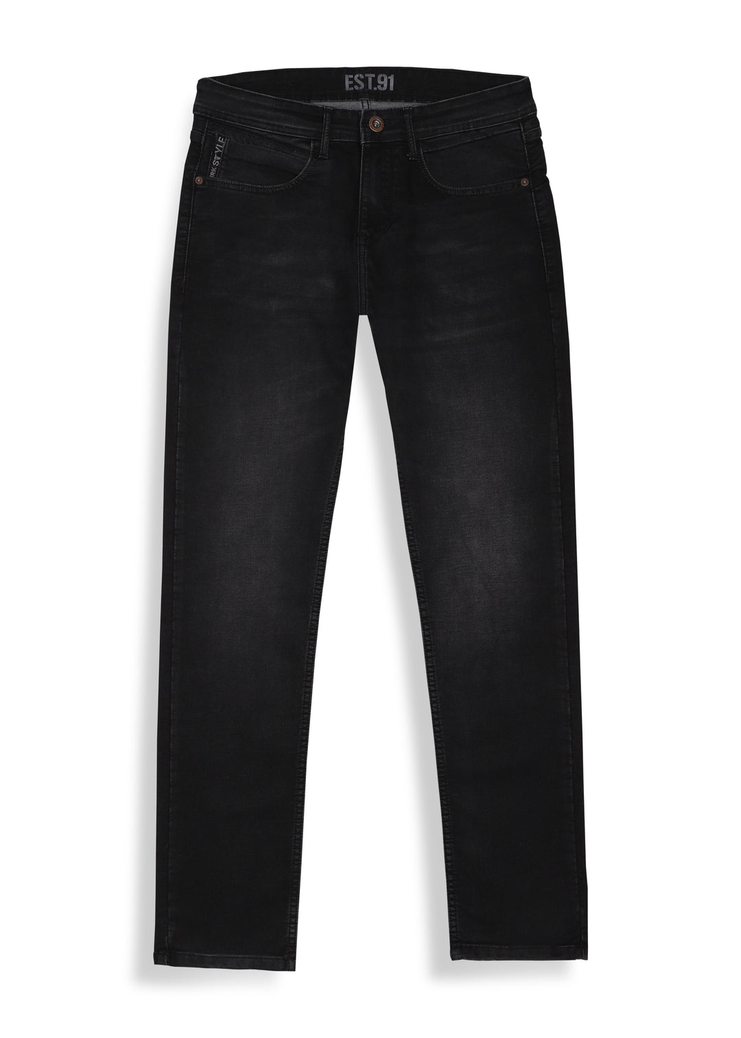 STUDIO JEANS <BR> in CARBON BLACK