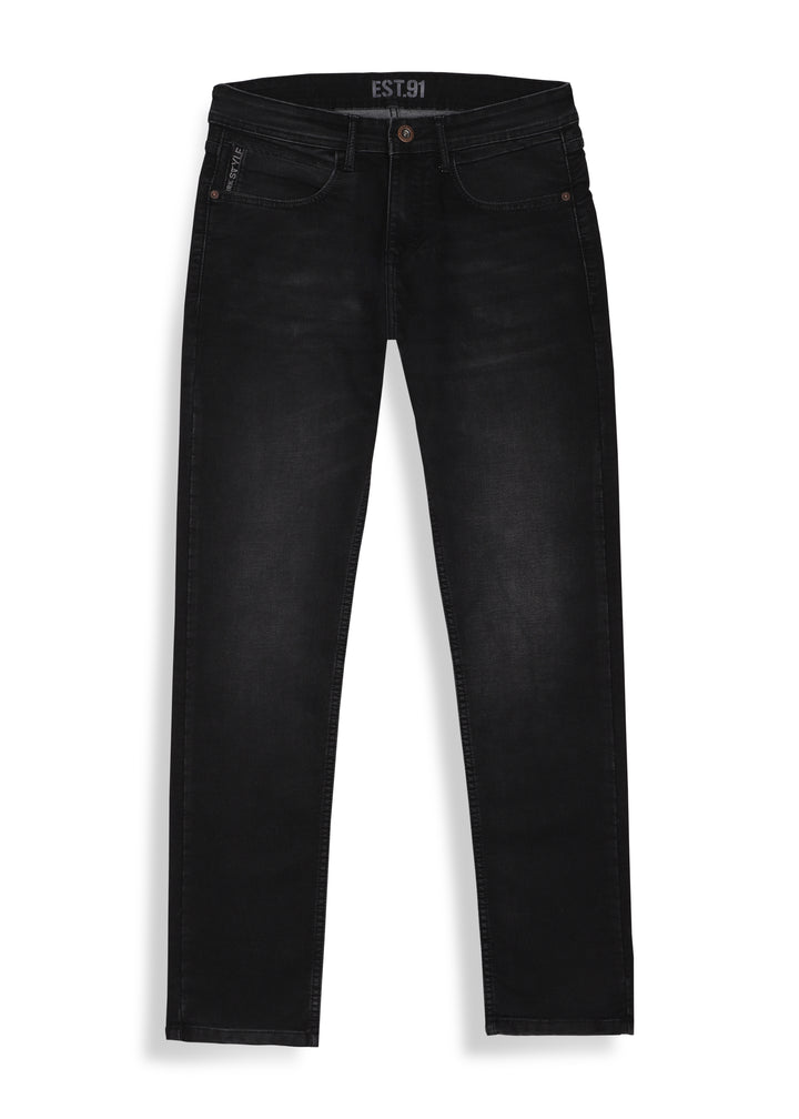 STUDIO JEANS <BR> in CARBON BLACK