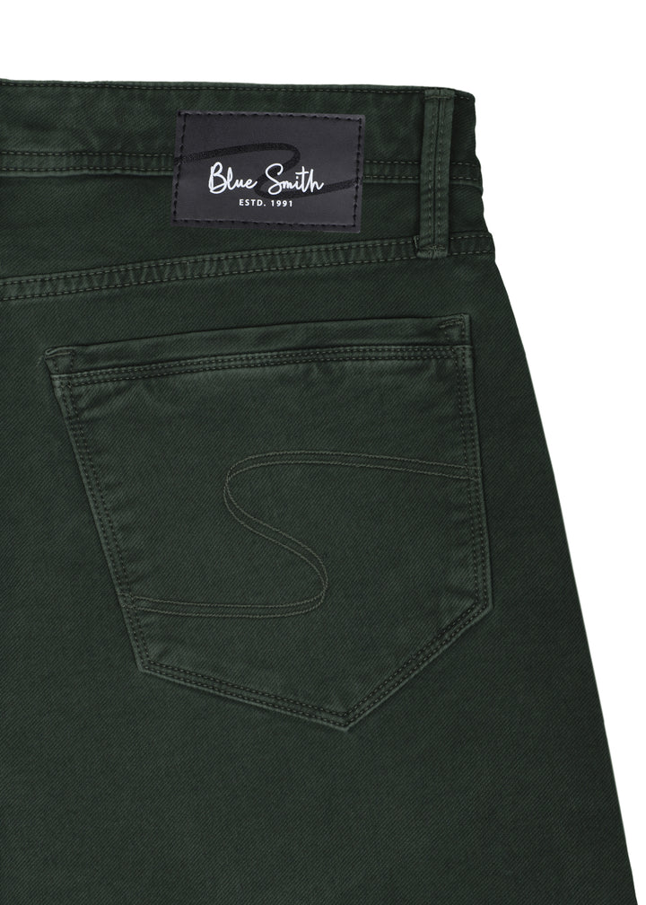 BLUE SMITH JEANS <BR> IN OLIVE