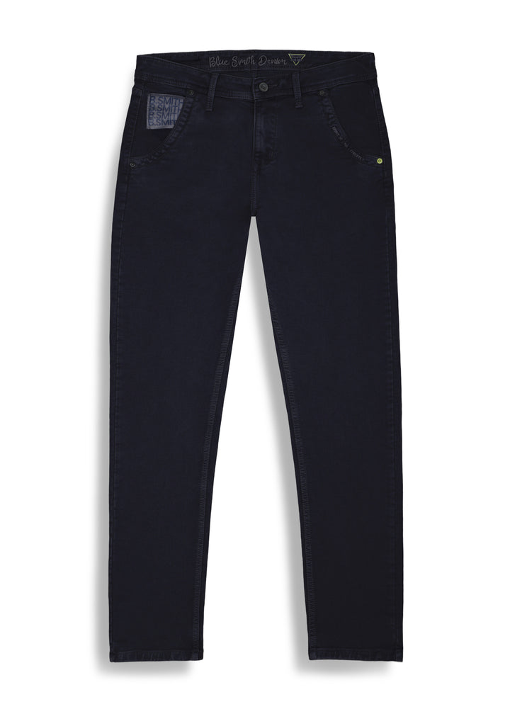 BLUE SMITH JEANS <BR> IN NAVY