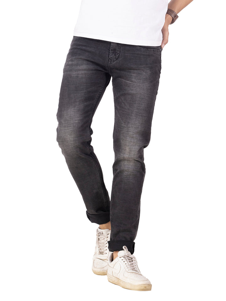 KNITTED TEXTURED JEANS <br> Originals- black