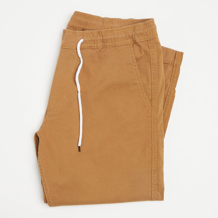 The All Day Jogger <br> in Brushed Twill Khaki