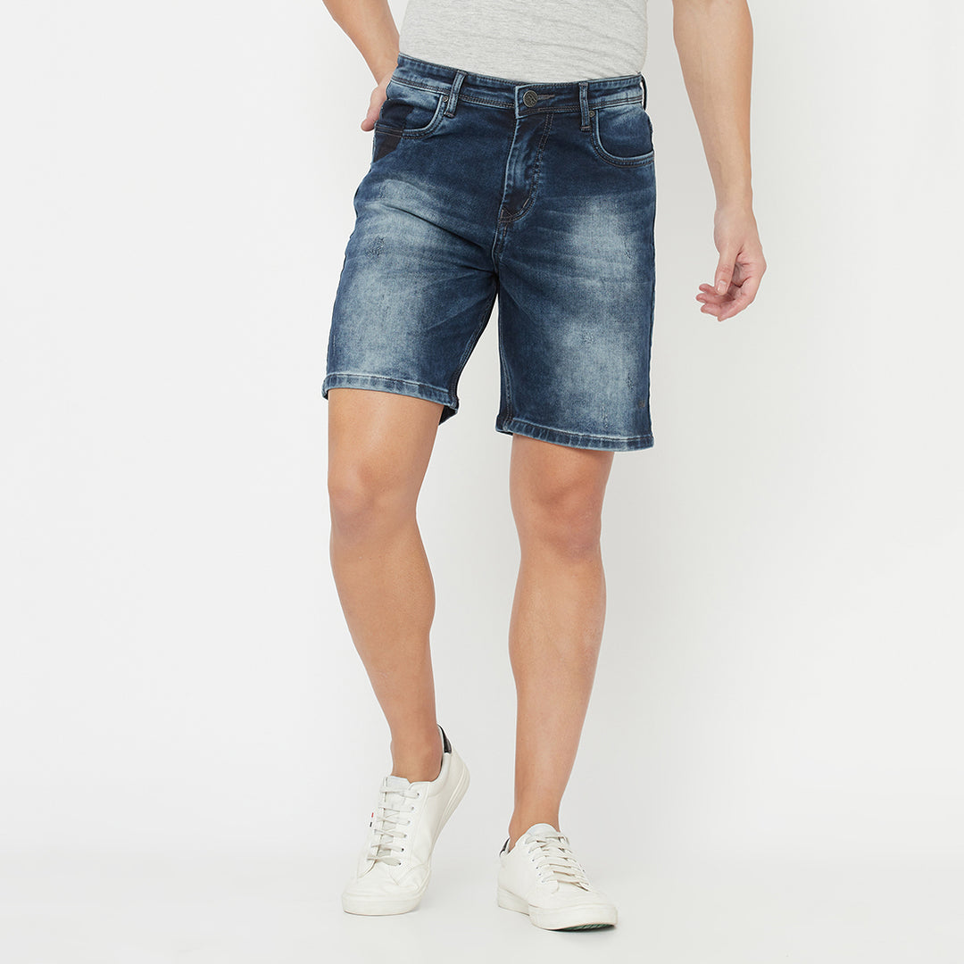 The Alpha Shorts <br> in Washed Navy