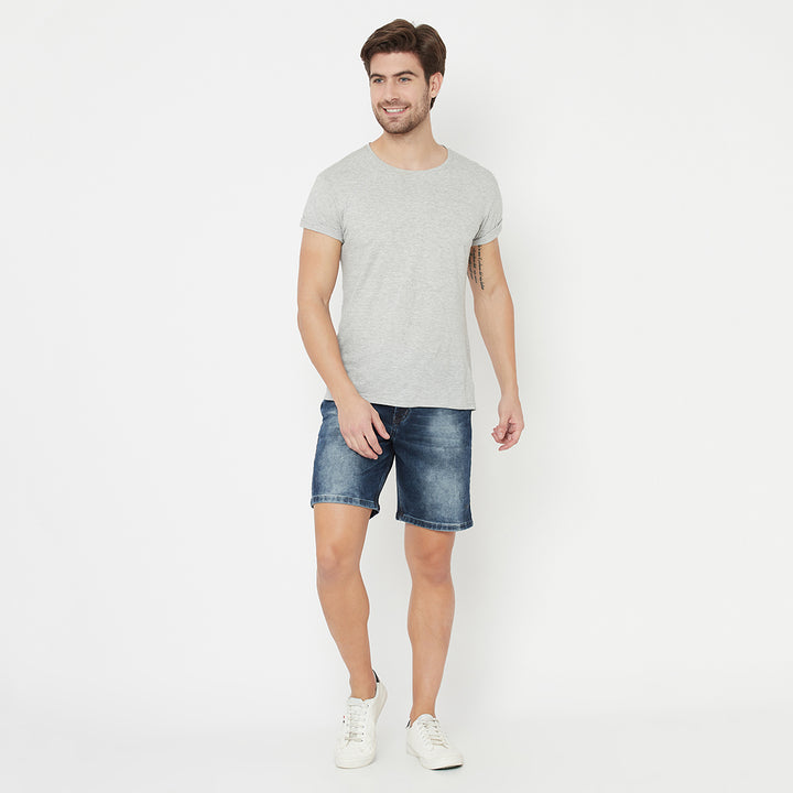 The Alpha Shorts <br> in Washed Navy