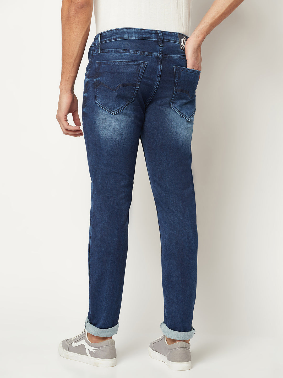 The Motif Jean <br> in Ripped Original Indigo