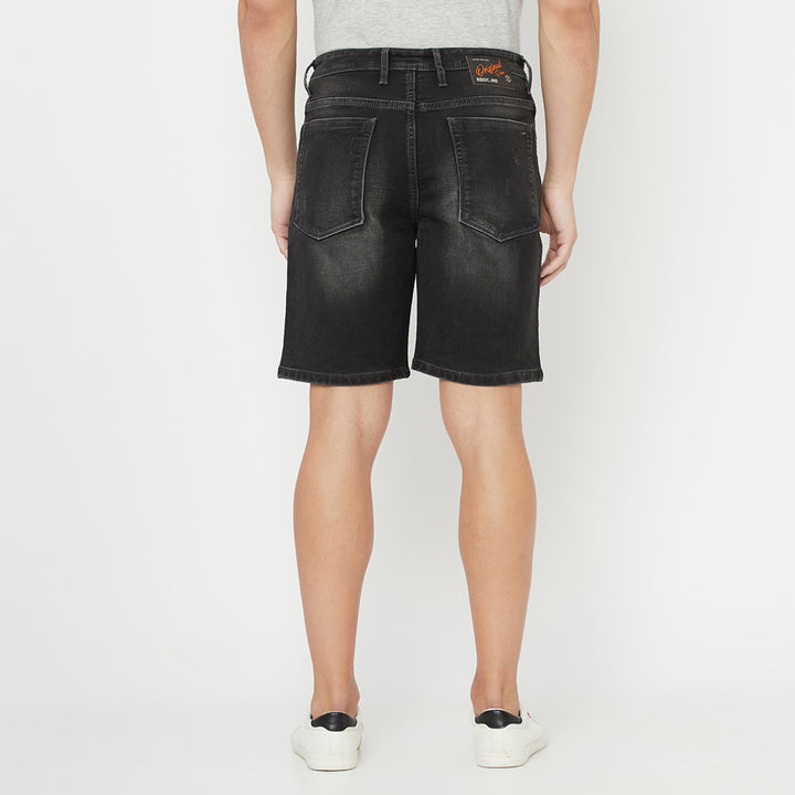 The Alpha Shorts <br> in Washed Black