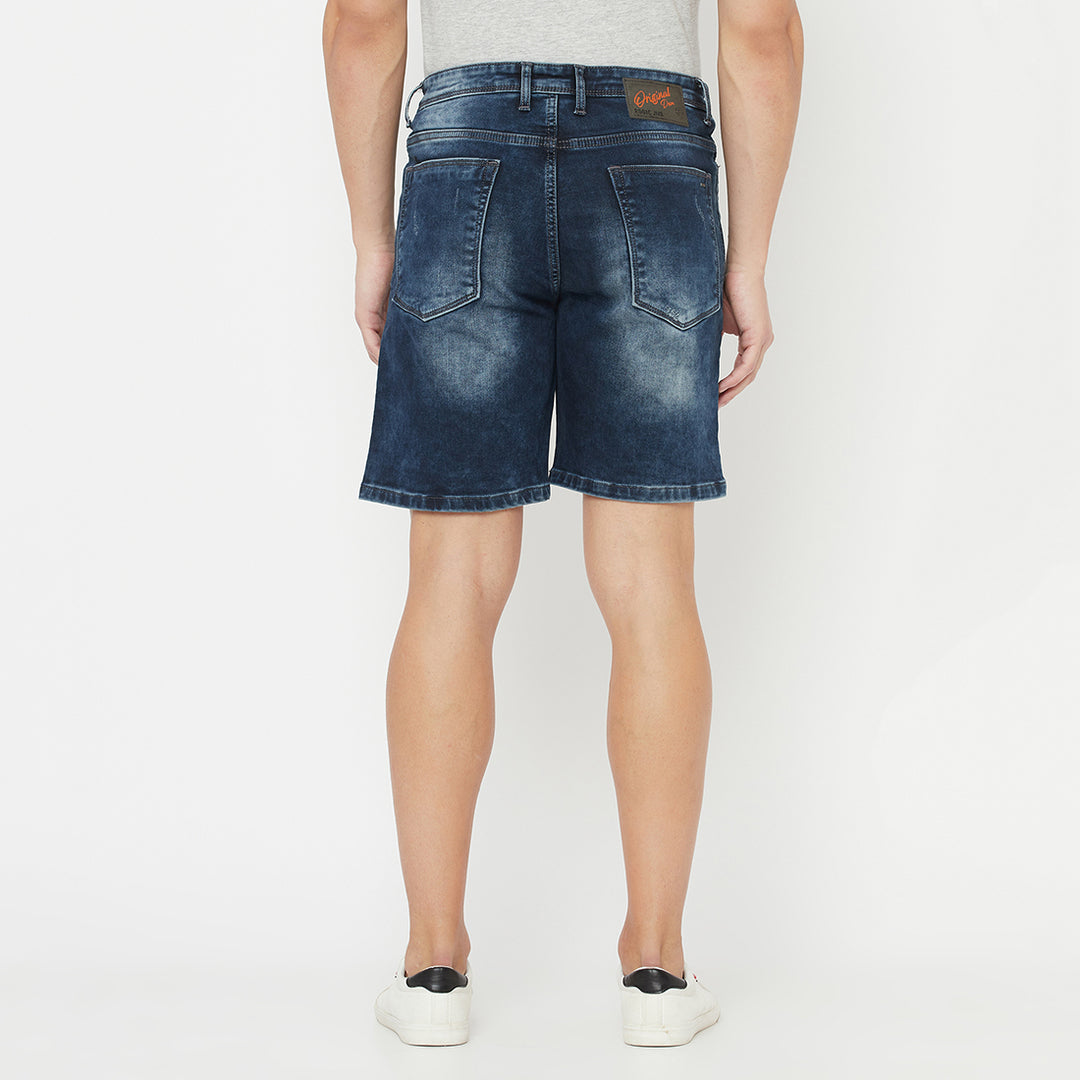 The Alpha Shorts <br> in Washed Navy